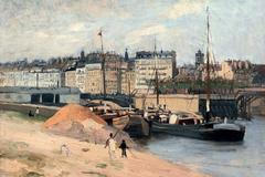 Antonín Chittussi: Most Sv. Bernarda a Sully v Paříži