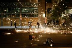 protesty, USA, George Floyd, demonstrace, policie, bílý dům