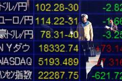 Pokles japonských akciových trhů