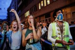 maďarsko protest studenti