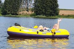 Prezident Miloš Zeman dovolená Vysočina člun