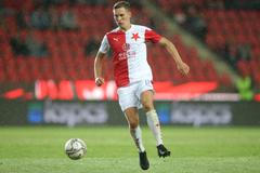 Lukáš Provod v zápase 2. kola F:L Slavia - Příbram