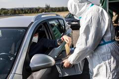 Drive-in Volby koronavirus Letná