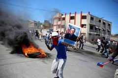 Protesty na Haiti