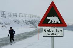 špicberky varování před medvědy