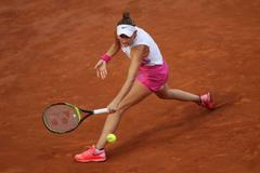 Markéta Vondroušová v semifinále tenisového turnaje v Římě 2020