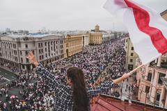 bělorusko protesty demonstrace protivládní