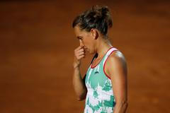 Barbora Strýcová na tenisovém turnaji v Římě 2020