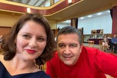 Předseda ČSSD Jan Hamáček a místopředsedkyně ČSSD Jana Maláčová na víkendové digitální konferenci