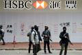 hongkong banka hsbc protest demonstrace