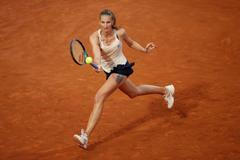 Karolína Plíšková v semifinále tenisového turnaje v Římě 2020