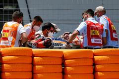 Marc Marquez v závodě MotoGP v rámci GP Španělska 2020