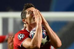 Robert Lewandowski ve finále LM Bayern Mnichov - Paris St. Germain