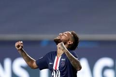 Neymar v semifinále LM Lipsko - Paris St. Germain