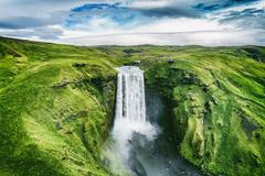 Vodopád Skógafoss, Island