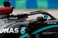 Lewis Hamilton v Mercedesu při GP Maďarska 2020
