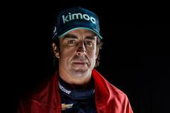 Fernando Alonso před závodem 500 mil Indianapolis 2020