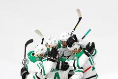 1. kolo play off NHL 2020, Calgary - Dallas: Radost hokejistů Dallasu