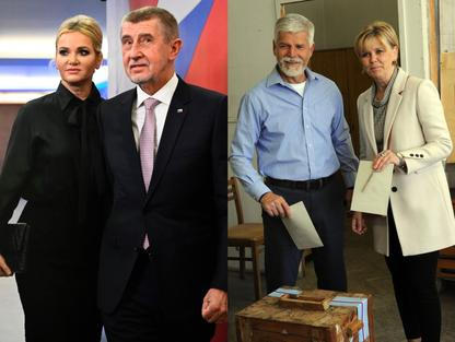 Andrej Babiš a Monika Babišová, Petr Pavel a Eva Pavlová, žena