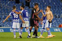 1. kolo španělské fotbalové ligy 2020/21, San Sebastian - Real Madrid: Hráči po zápase