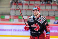 1. finále Generali Česká Cupu 2020, Třinec - Pardubice: Domácí útočník Filip Zadina