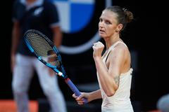 Karolína Plíšková v semifinále tenisového turnaje v Římě 2020