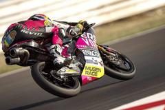 Filip Salač na Hondě kategorie Moto3 v sezoně 2020