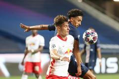 Sestřih z utkání Lipsko - Paris St. Germain