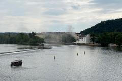 V technické místnosti Muzea Kampa hoří elektrické rozvody