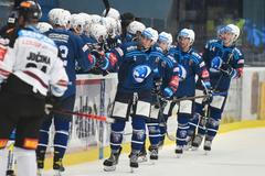 1. kolo hokejové Tipsport extraligy 2020/21, Plzeň - Sparta: Radost plzeňských hokejistů