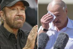 Rozpláču tě, slibuje Chuck Norris Lukašenkovi