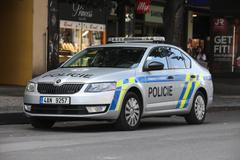 Ilustrační foto - policie, vůz