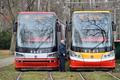 Tramvaj Škoda T15 konečná Výstaviště Praha