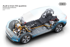 Audi e-tron řez