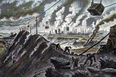 Cyril Bouda: Haldy na Kladně