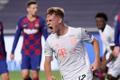 Joshua Kimmich slaví gól ve čtvrtfinále LM Barcelona - Bayern