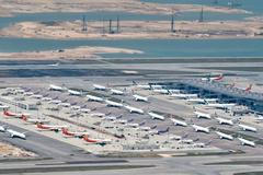 Fotogalerie / Odstavená letadla během koronavirové krize / ČTK