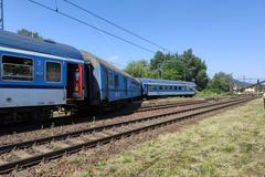 vlak, nehoda, vykolejení, Tišnov