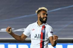 Maxim Choupo-Moting z PSG slaví gól ve čtvrtfinále LM Atalanta - Paris St. Germain