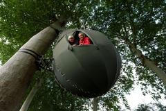 Stan v korunách stromů, Borgloon, Belgie