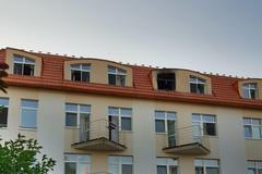 Mšeno požár hasiči