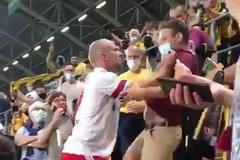 fotbal, Německý pohár, Toni Leistner, atak na fanouška