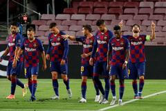 fotbal, Champions League - Round of 16 Second Leg - FC Barcelona v Napoli