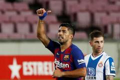 Luis Suárez v barcelonském derby