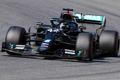 Lewis Hamilton v Mercedesu při GP Toskánska 2020