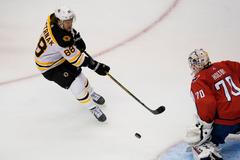 David Pastrňák v play off NHL 2020