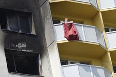 požár, Bohumín, panelový dům, Ostravsko,