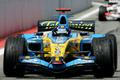 Fernando Alonso v Renaultu při GP Španělska 2006