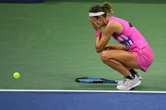 Viktoria Azarenková v semifinále US Open 2020