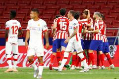 34. kolo španělské fotbalové ligy 2019/20, Atlético - Mallorca: Radost domácích fotbalistů